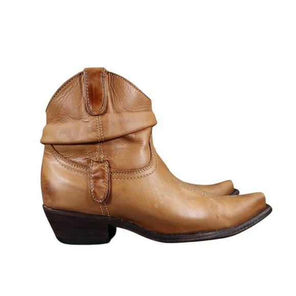 Old Gringo Boots Womens 6 Caido Ankle Bootie Western Leather Slouchy Snip Toe - Picture 2 of 16